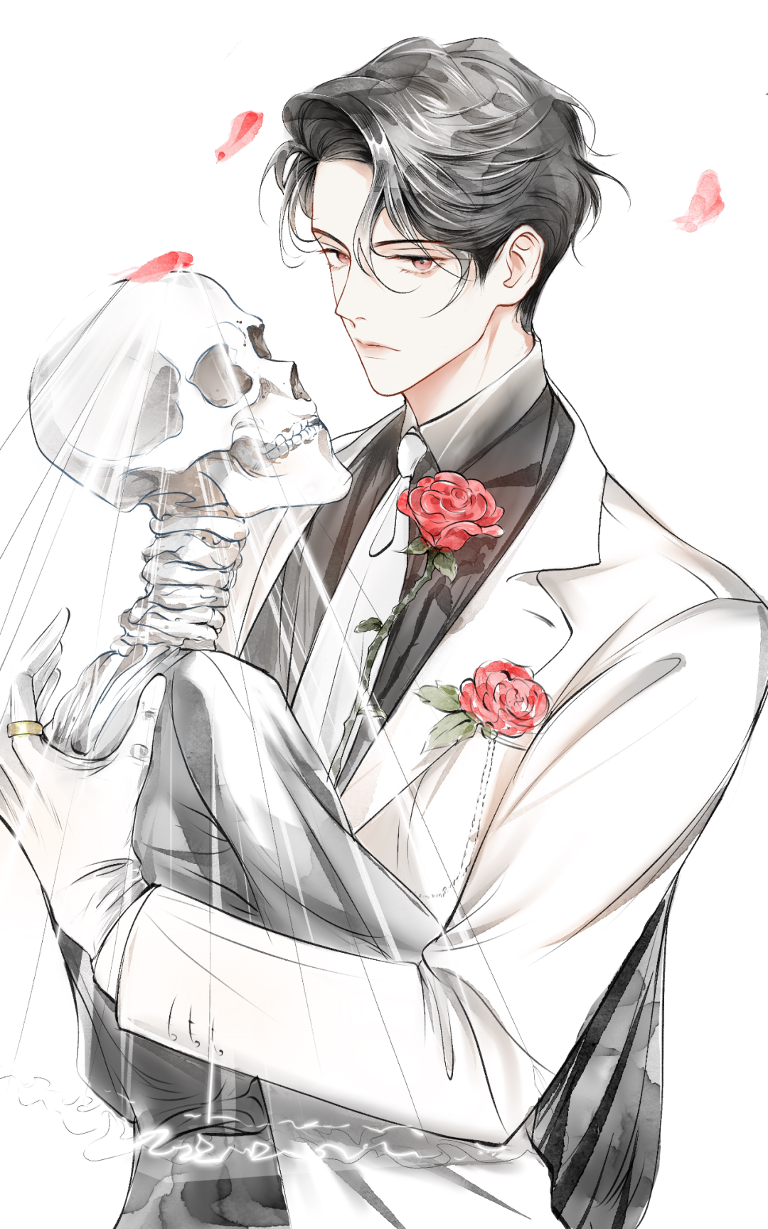 插画喵画师专访丨白茶水彩水墨讲究的是无形的意境美