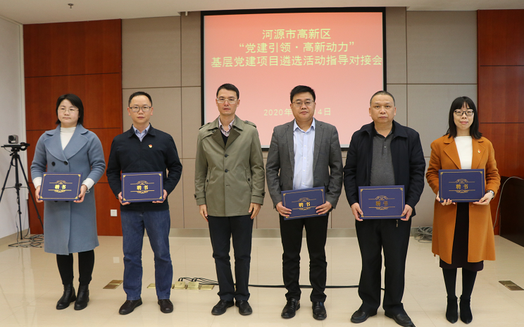 河源高新区30个基层党建项目近期亮相专业导师现场传经送宝