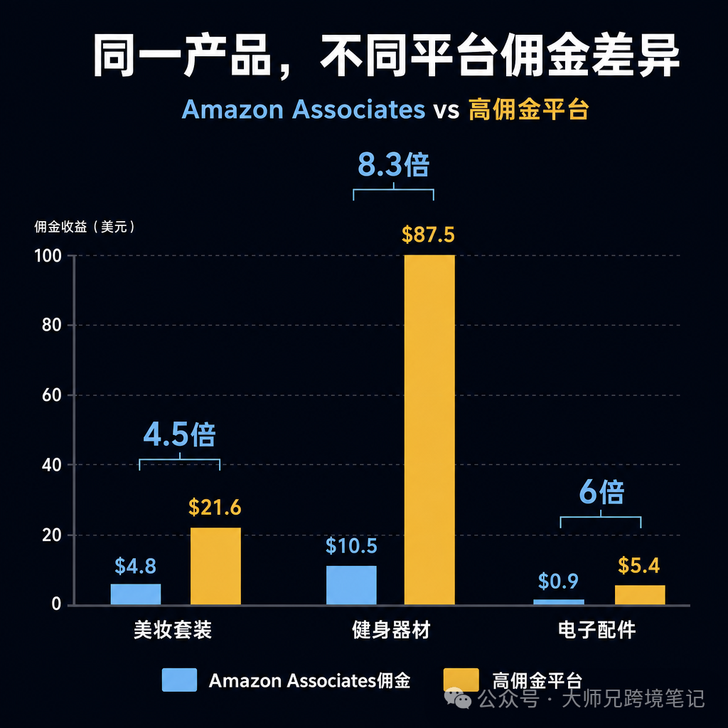 联盟营销佣金差5倍：亚马逊Associates对比PartnerBoost选平台指南