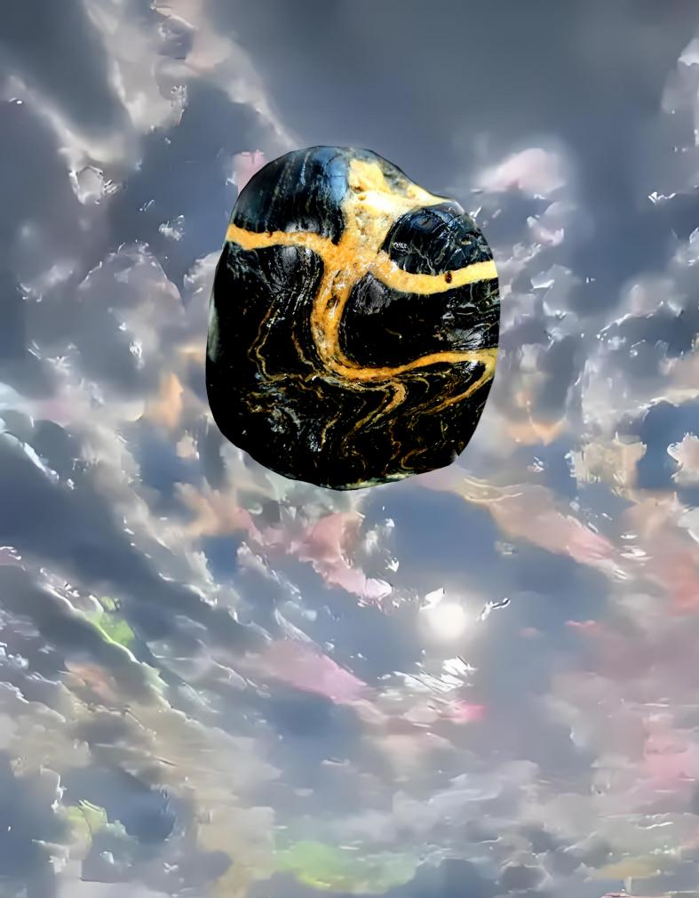 黄河画面石《伏羲女娲》中的石文化