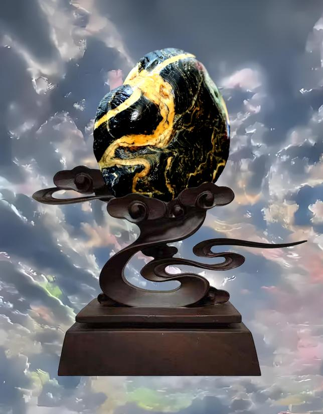 黄河画面石《伏羲女娲》中的石文化