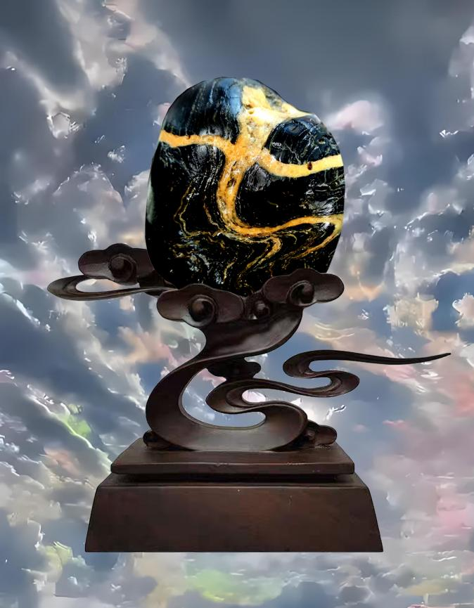 黄河画面石《伏羲女娲》中的石文化