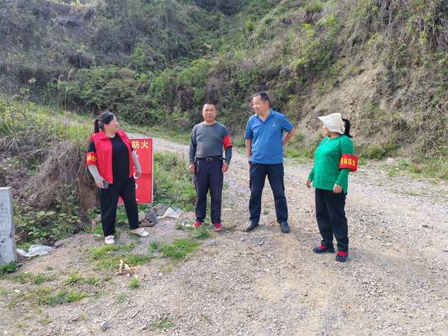 镇远金堡镇四强化守牢护林防火安全关