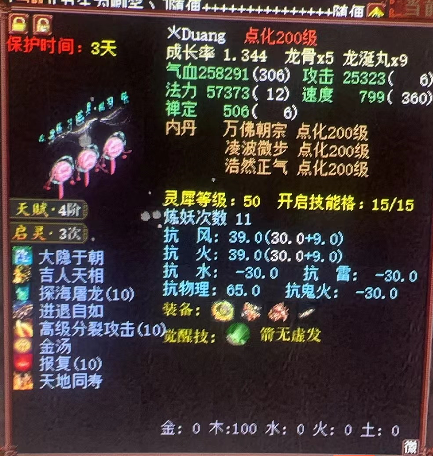 大话西游2:欣赏一只200级拨浪鼓!相当完美了