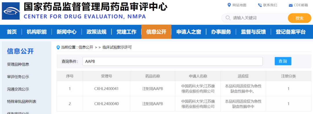 康缘药业急性缺血性脑卒中1类新药获批临床！