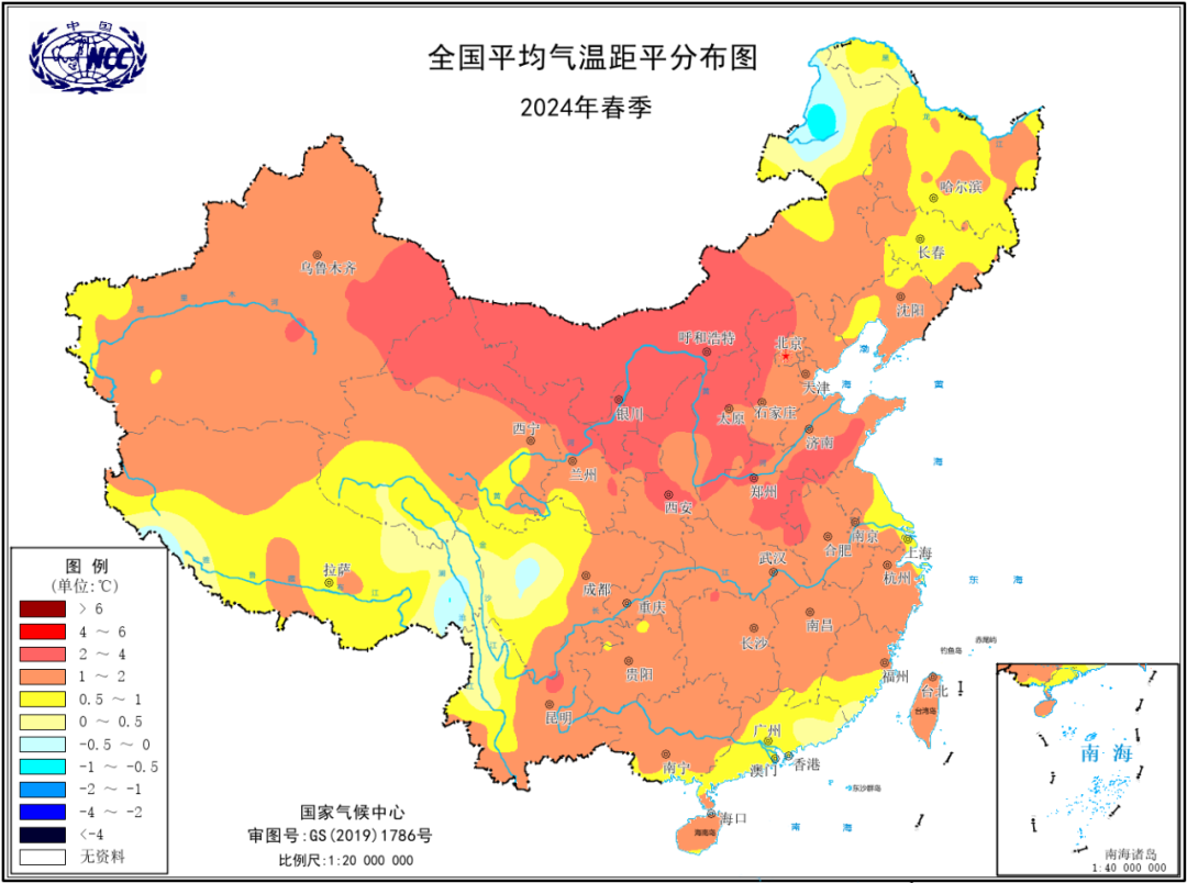 全国气温回暖地图图片