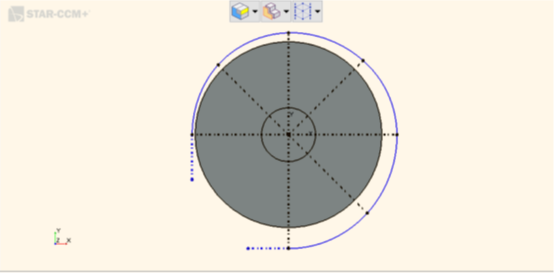 Simcenter STAR-CCM + 3D-CAD中的离心风机参数化示例的图10