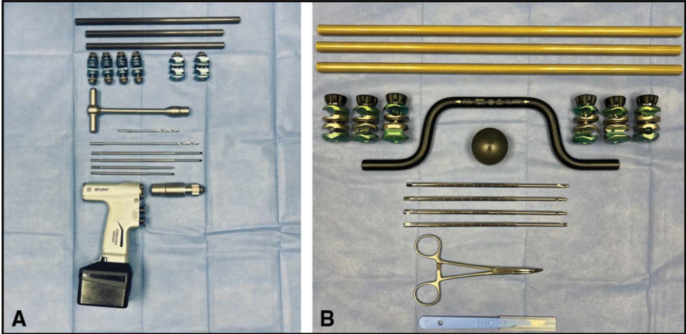 “无透视”的下肢外固定架技术：极端条件下的操作方法