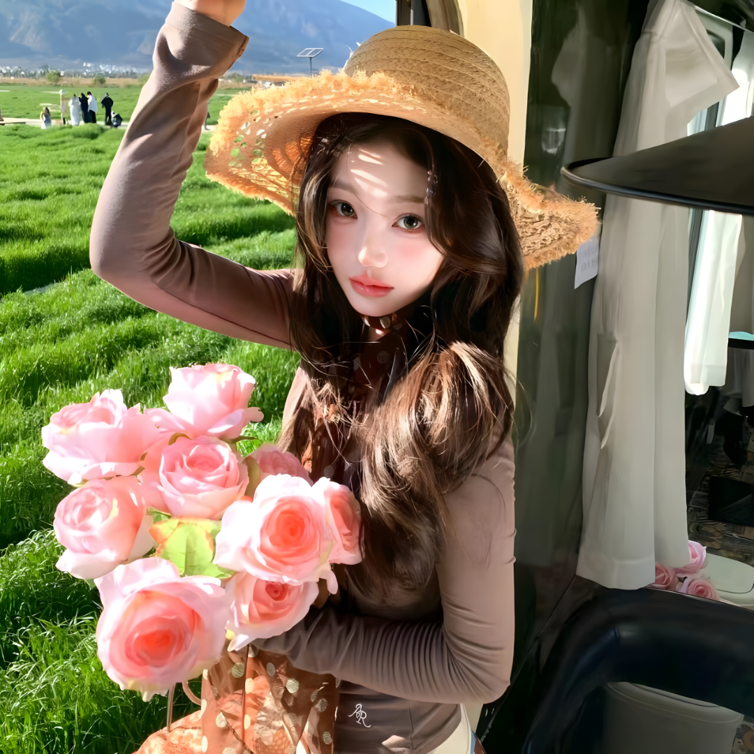 鲜花小清新女生头像