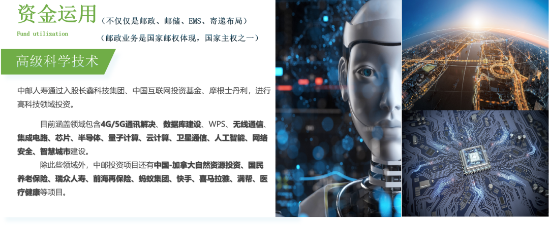 中邮人寿投资项目