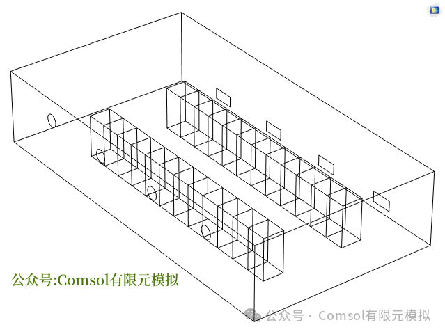 Comsol开关柜温度-湿度-流场耦合计算的图2