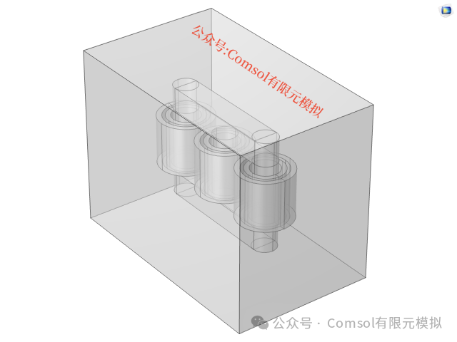 Comsol基于场路耦合的三相电力变压器电磁场计算的图14
