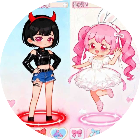 双人公主魔法变装