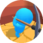 小人挖矿小游戏