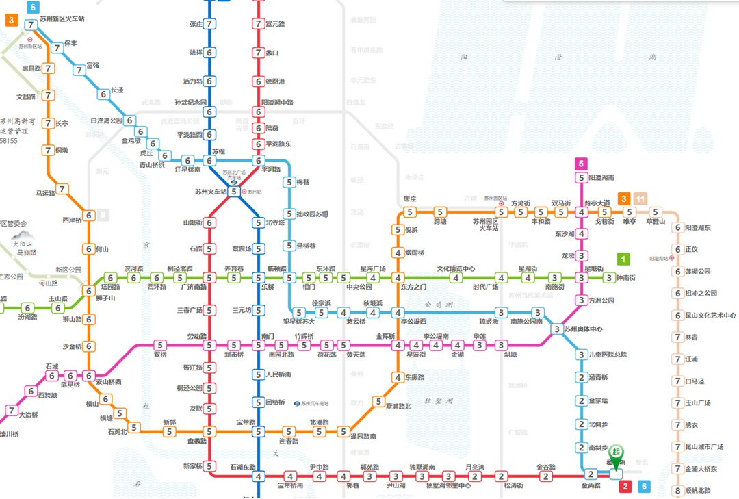 苏州地铁6号线 站点图片