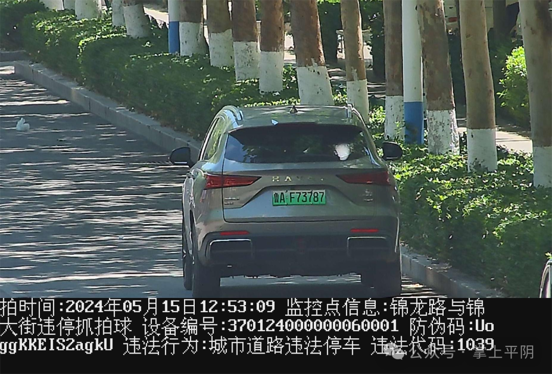 5月15日,一机动车锦龙路与锦东大街违法停车5月15日,一机动车在五岭路
