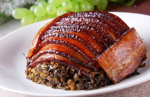 咸烧白的正宗做法，好吃又不油腻|烧白|芽菜|五花肉_新浪新闻