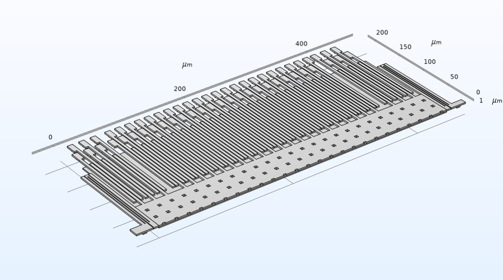 使用 COMSOL 对惯性传感器进行仿真的图6