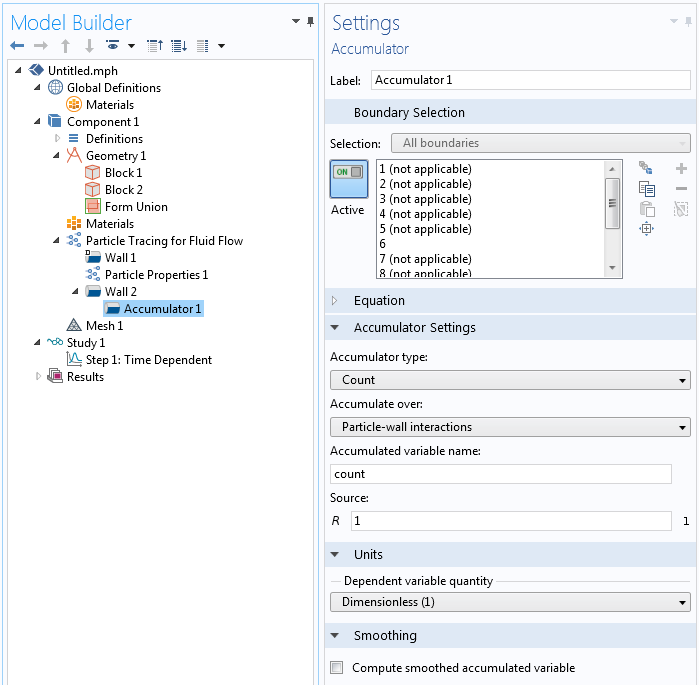 如何在 COMSOL 中进行粒子计数的图6