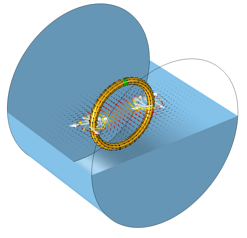 在 COMSOL 中模擬電磁線圈的圖5