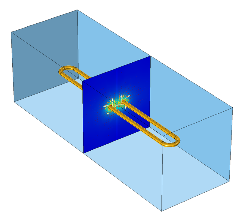 在 COMSOL 中模擬電磁線圈的圖7