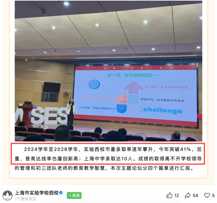 闵行4所一梯队全涨了！？相关资料 15