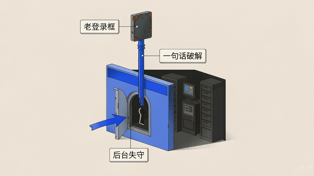 一把二十年前的老钥匙,依然能打开登录框
