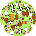 彩色倒水杯游戏