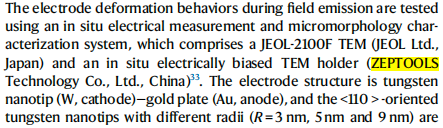 Nature子刊 | 揭示金属纳米结构中电场驱动的变形动力学机制