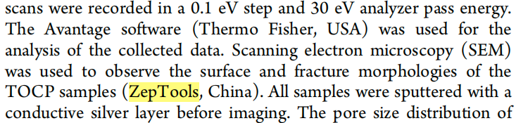 扫描电镜 | 低介电常数可调 TEMPO 氧化纤维素手抄纸用于高性能印刷电子基板