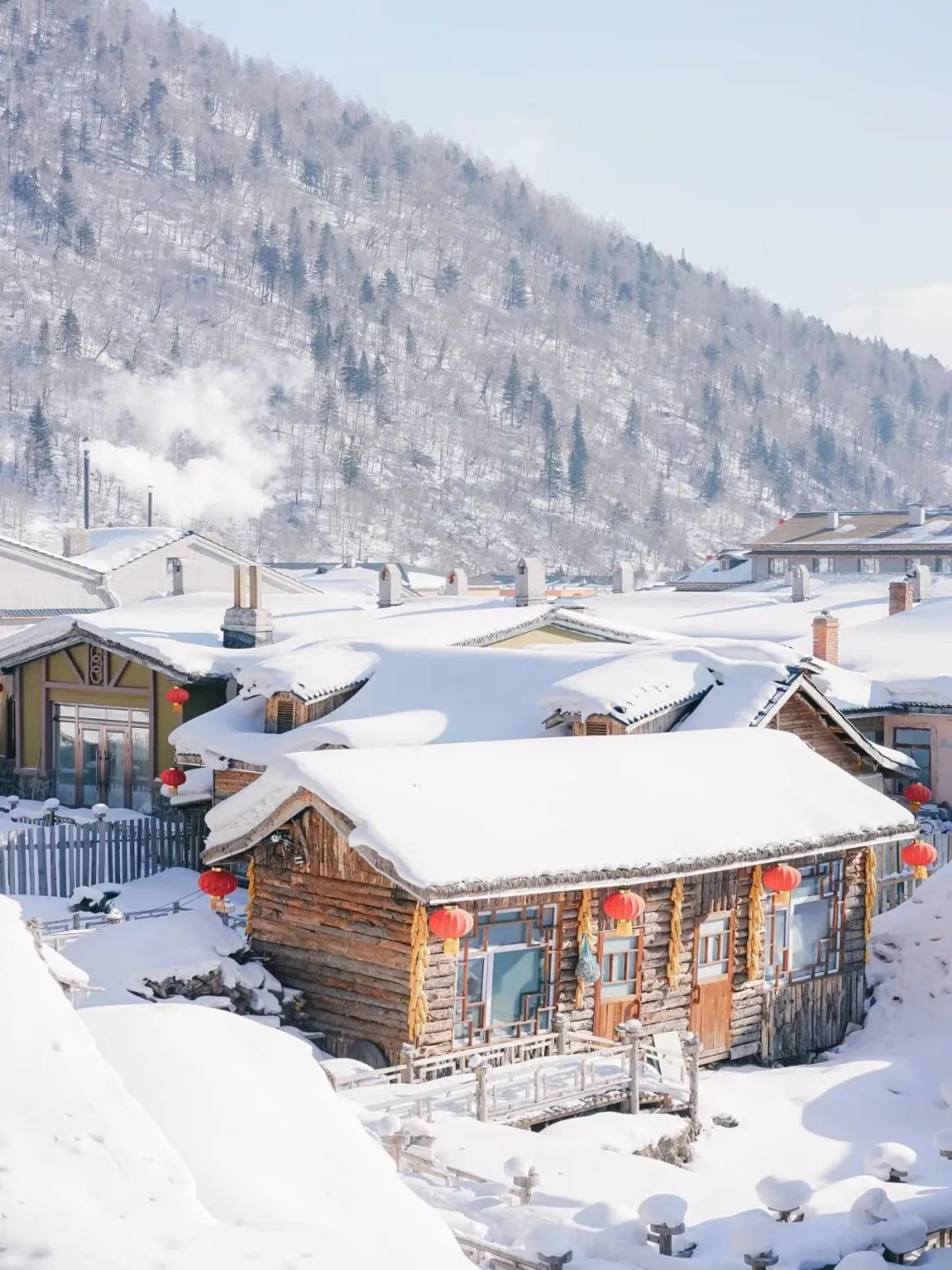 雪乡温泉图片