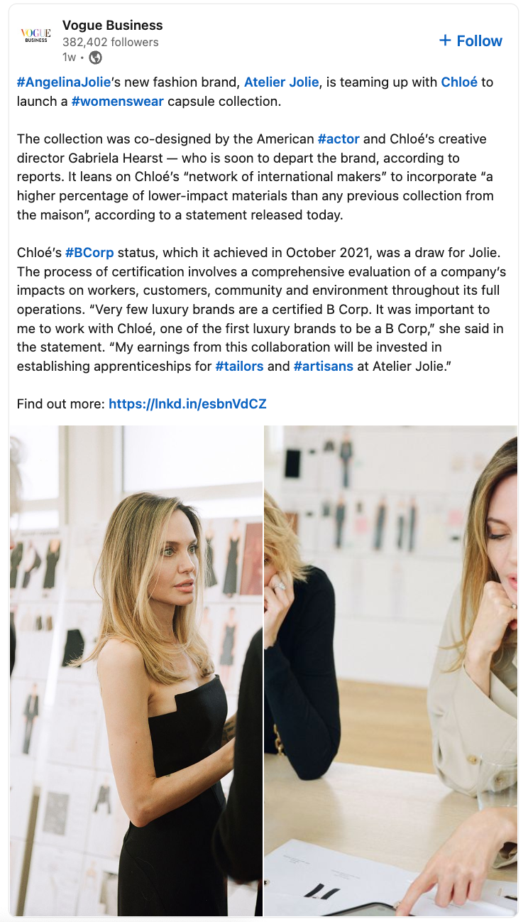 成为一个可持续品牌会带来怎样的优势？