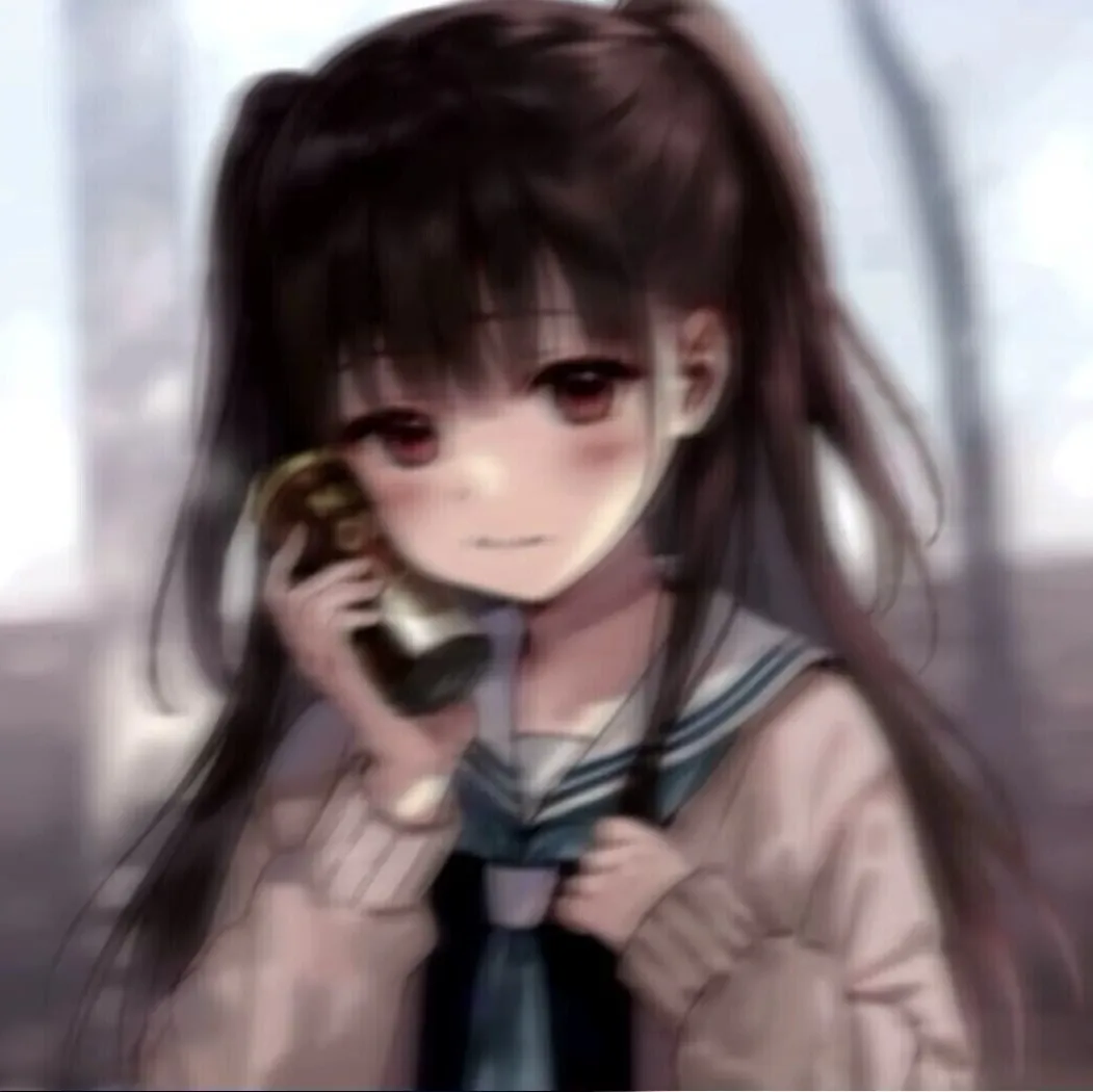 朦胧感动漫头像女