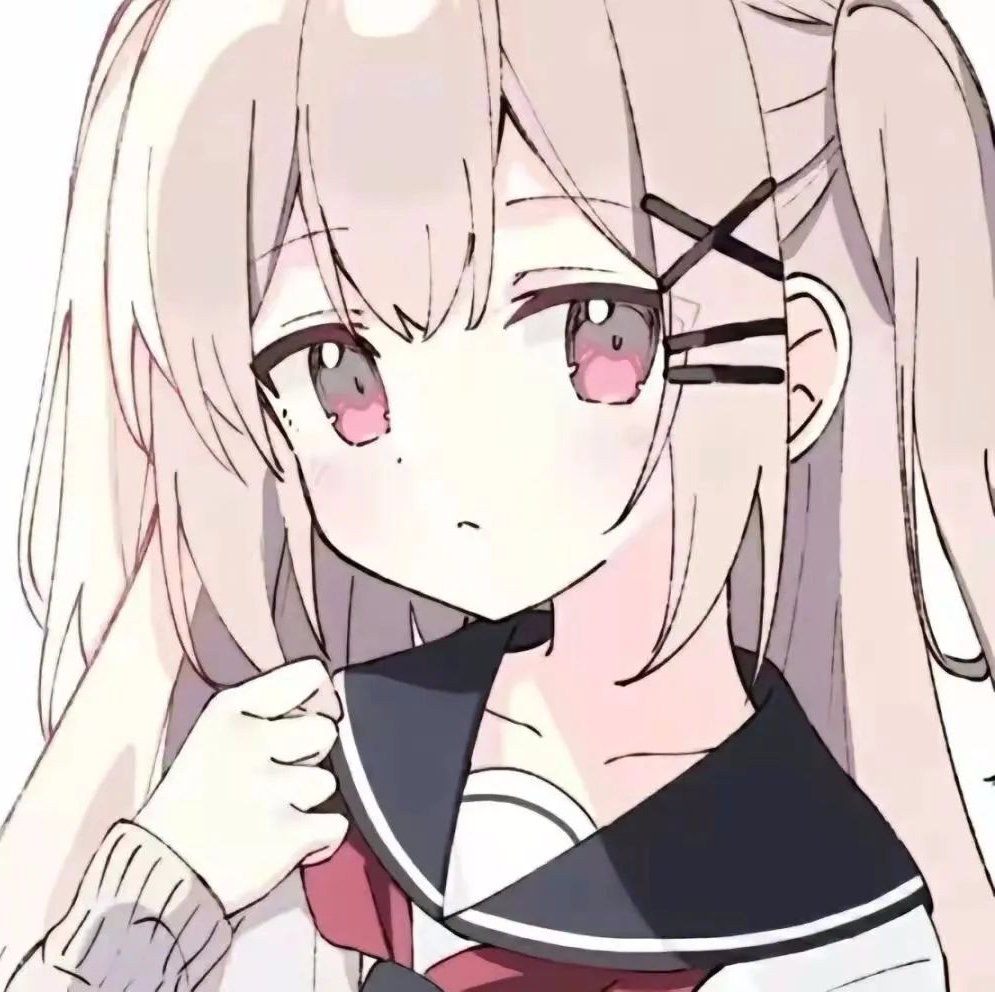 学院风动漫头像女