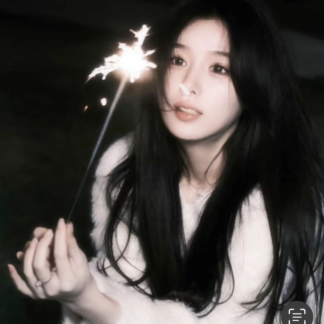 烟花氛围感女生头像