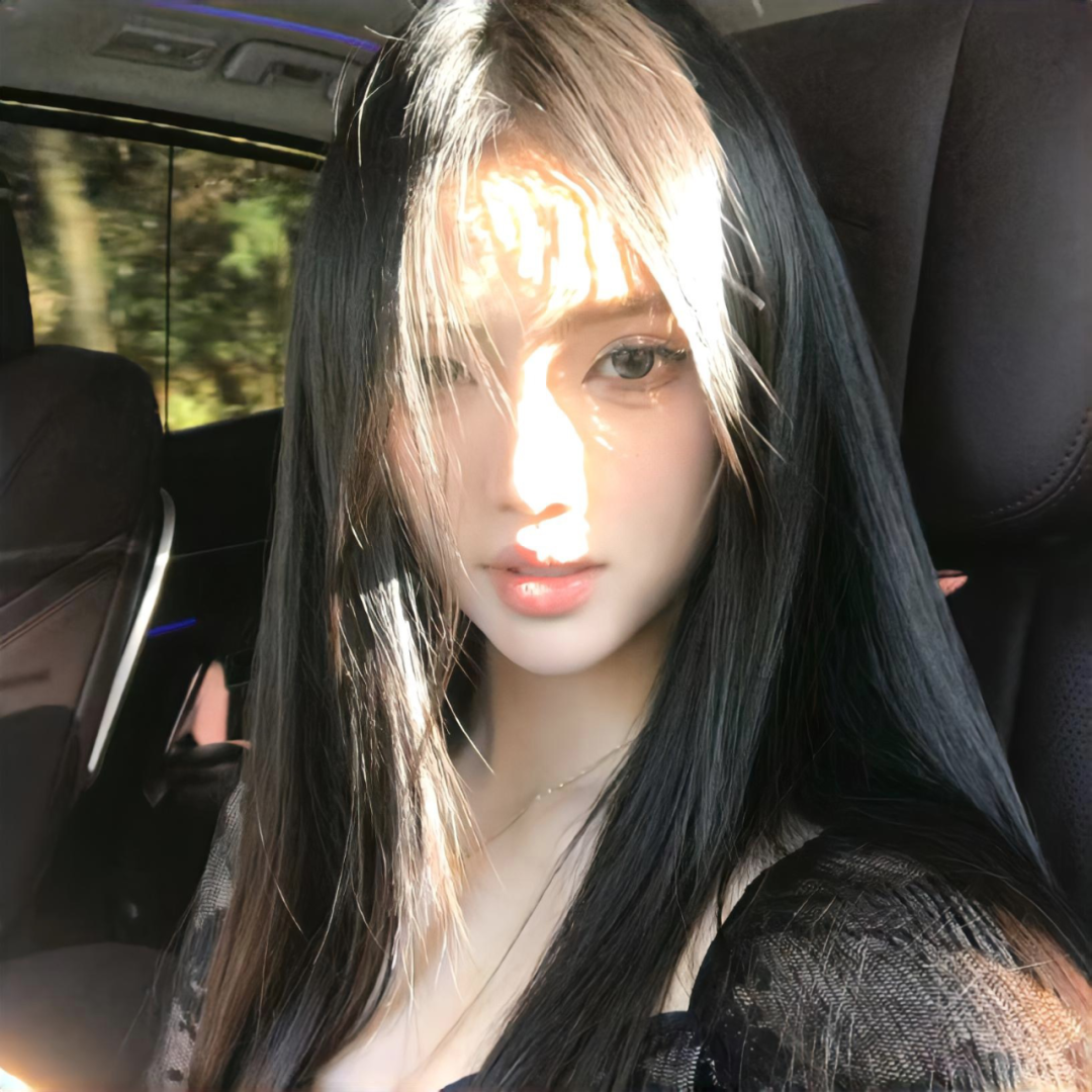 车内气质女生头像