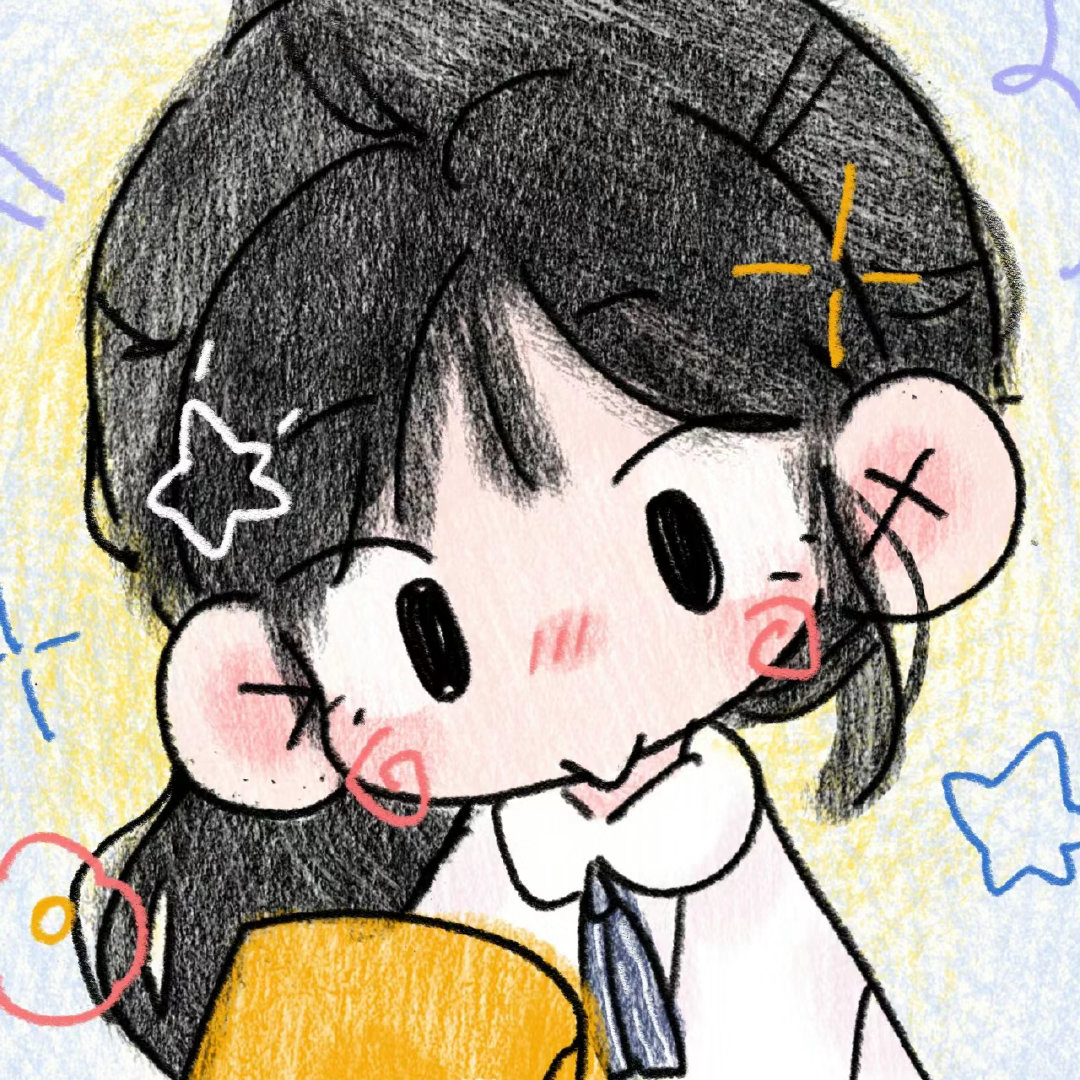 daixingzhizaihe可爱插画情侣头像