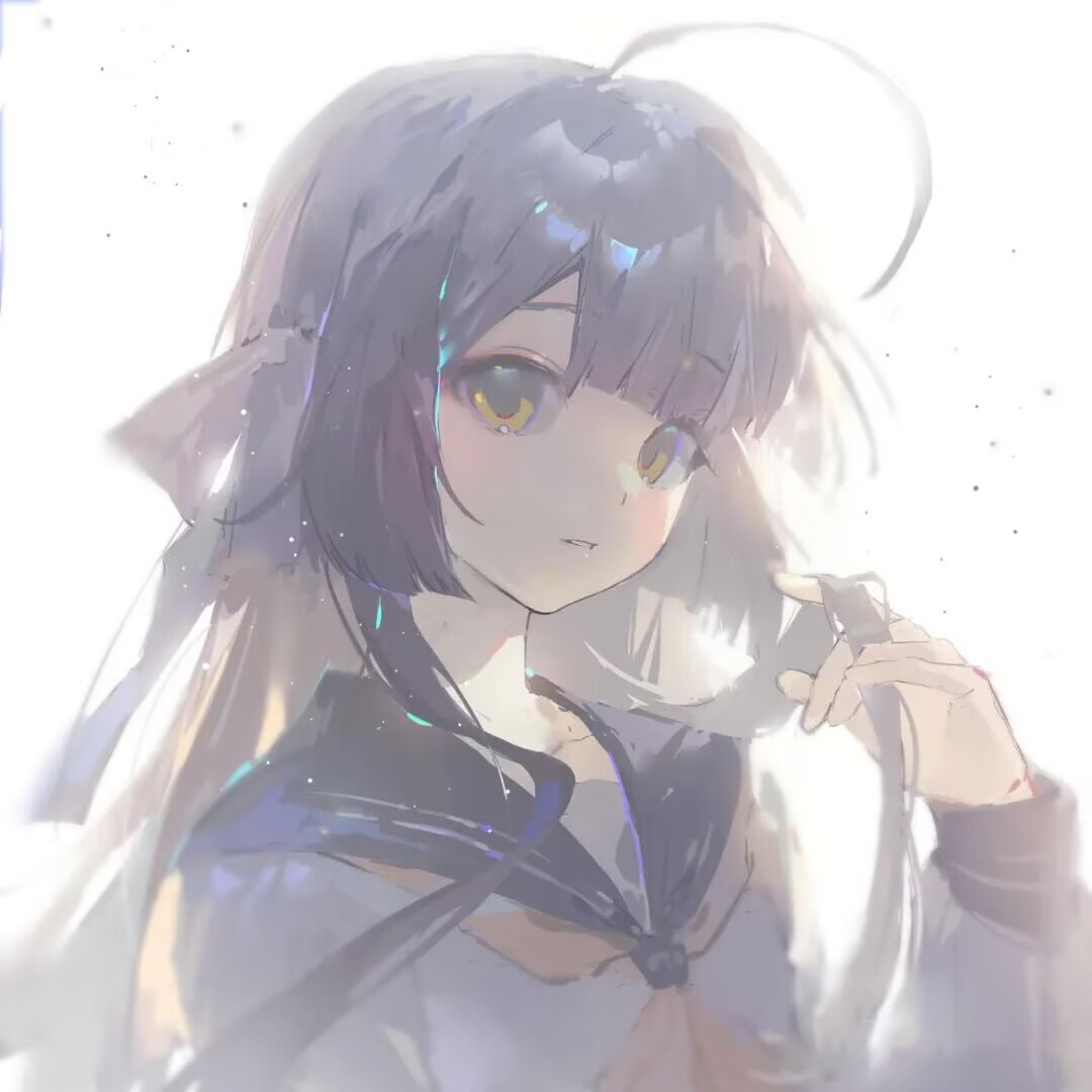 学院风动漫头像女