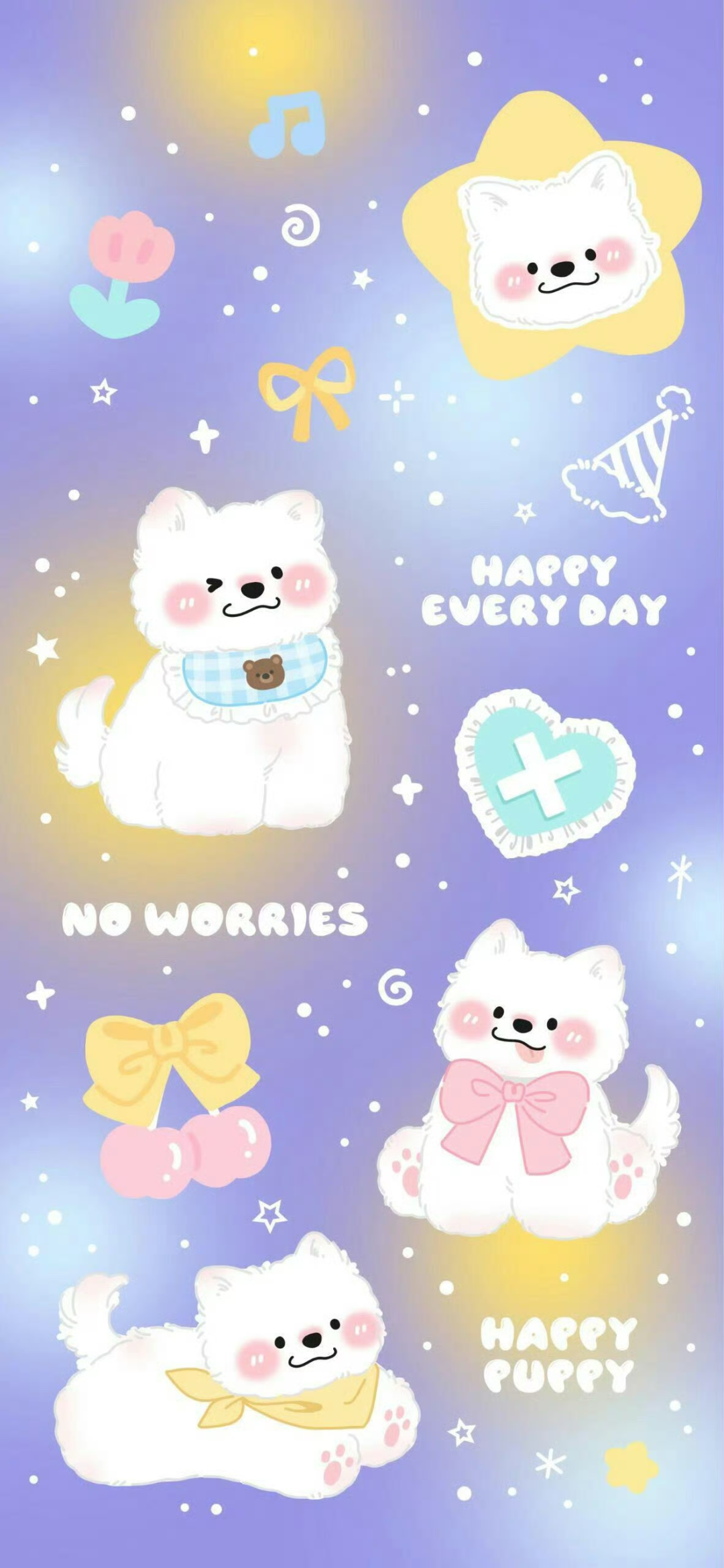 可爱插画壁纸套图
