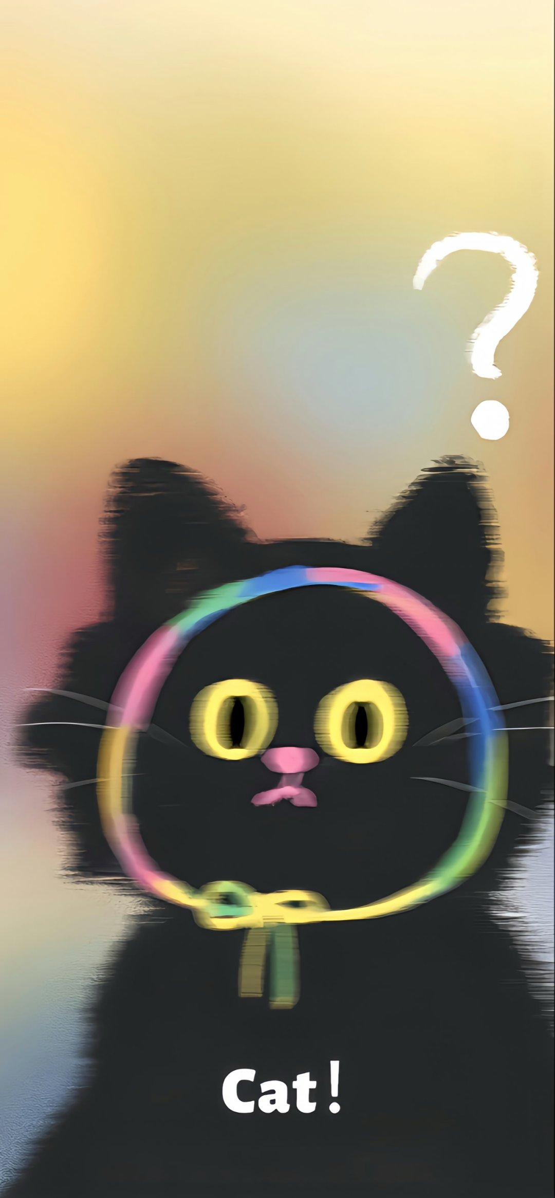 可爱猫咪插画壁纸