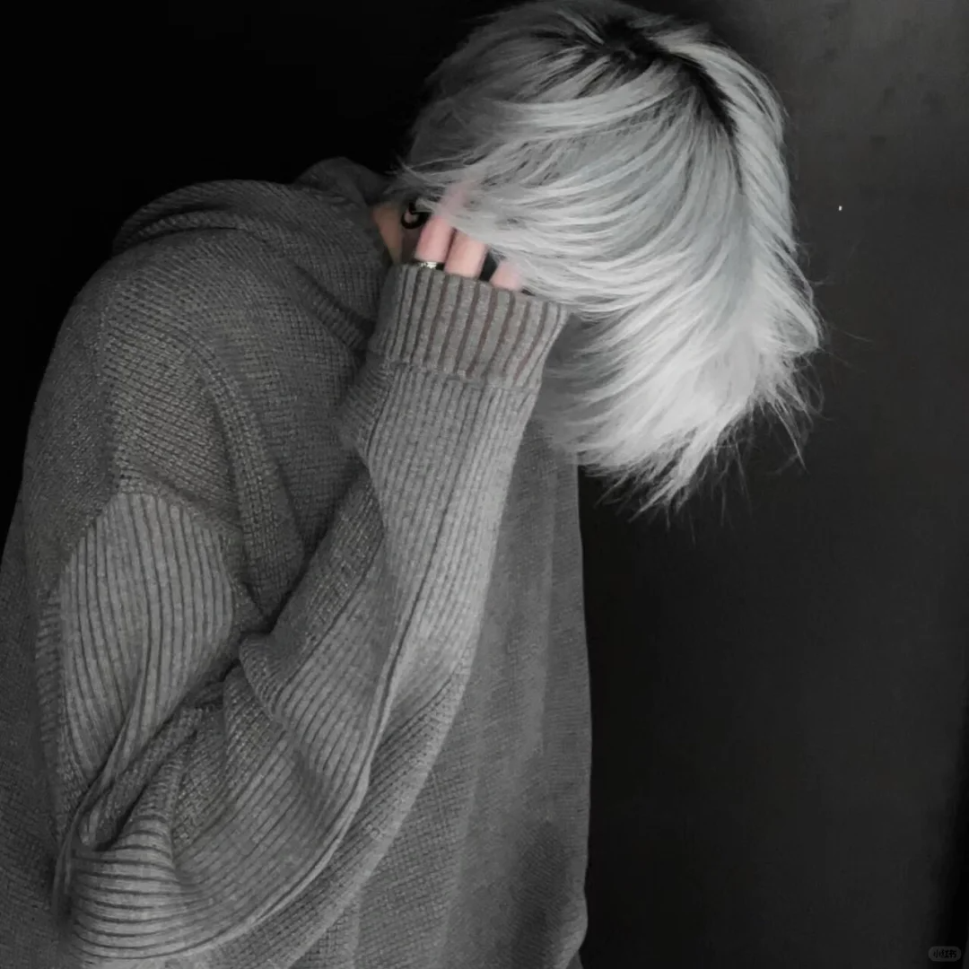 痞帅不露脸男生头像