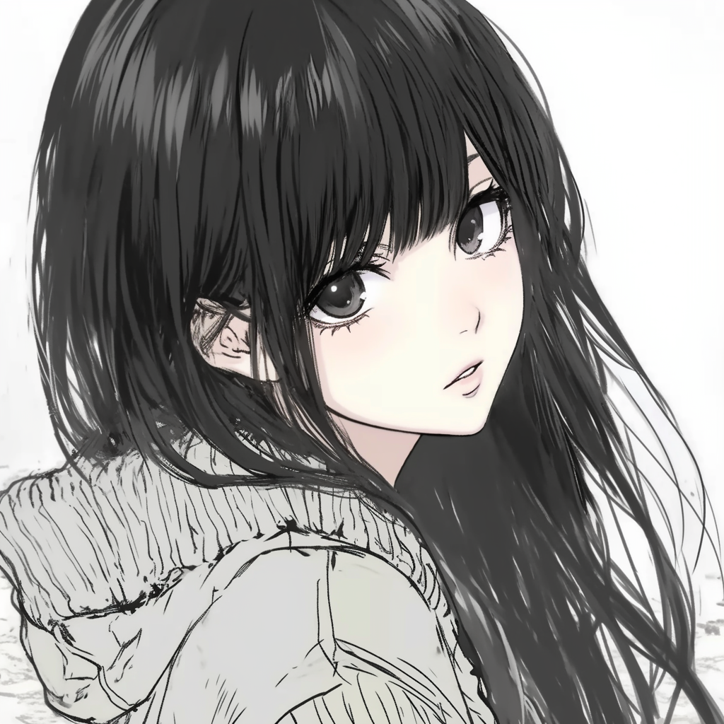 古早感动漫头像女
