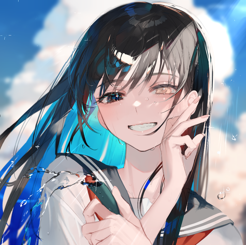 学院风动漫头像女