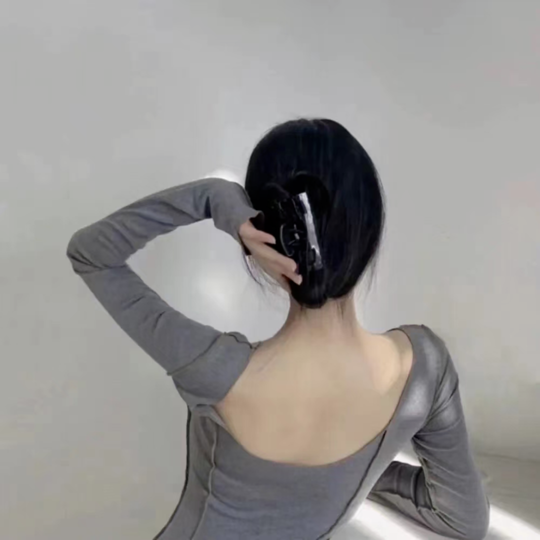 气质背影不露脸女生头像