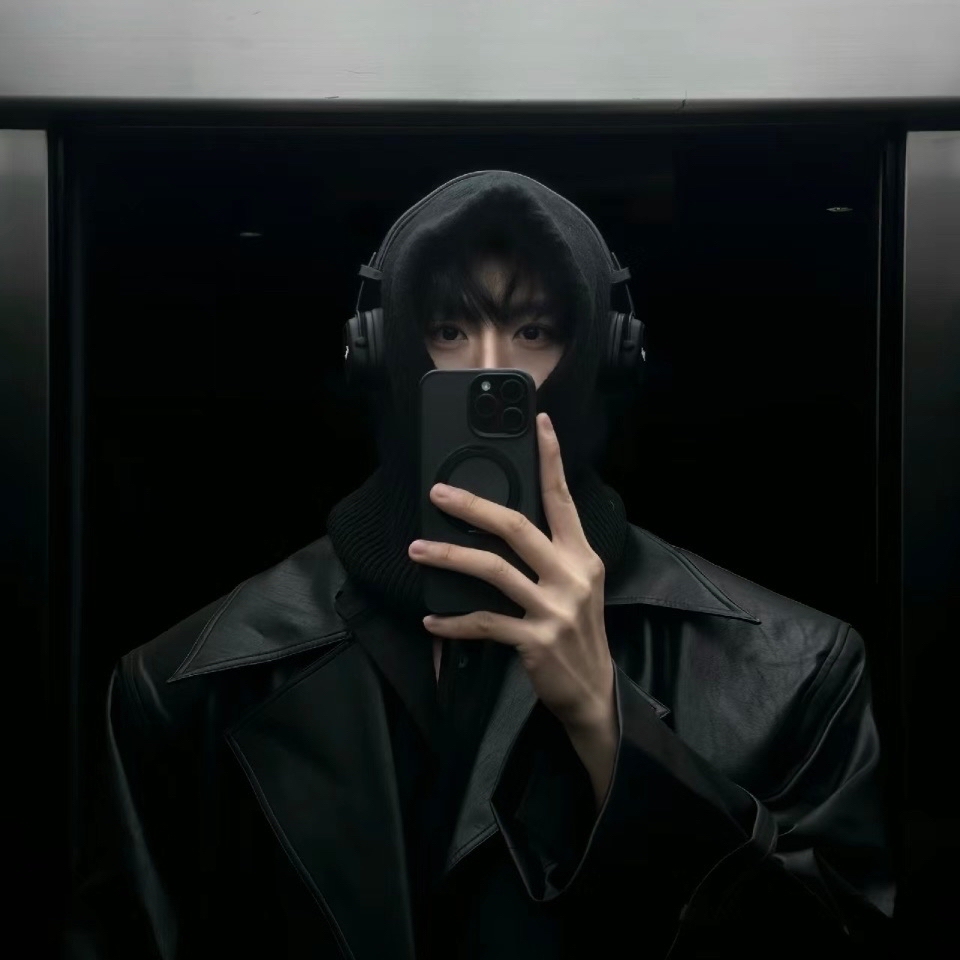 自拍手机小众男生头像