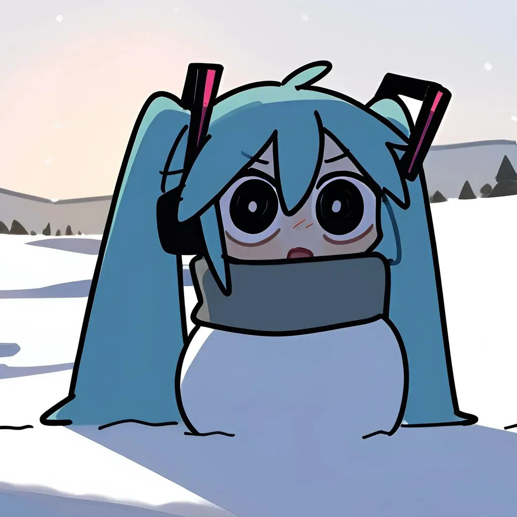 可爱雪人卡通头像