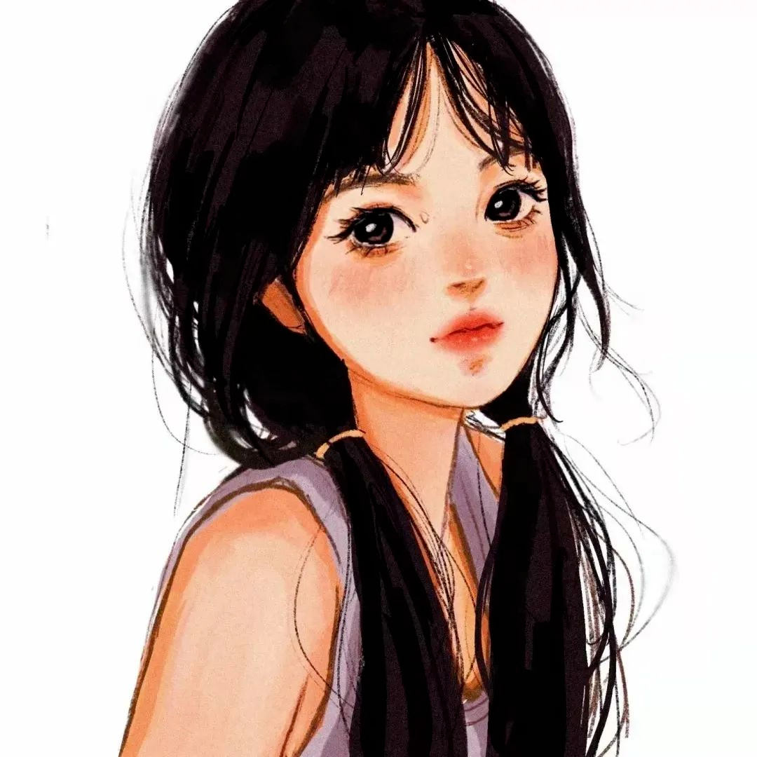 手绘动漫头像女