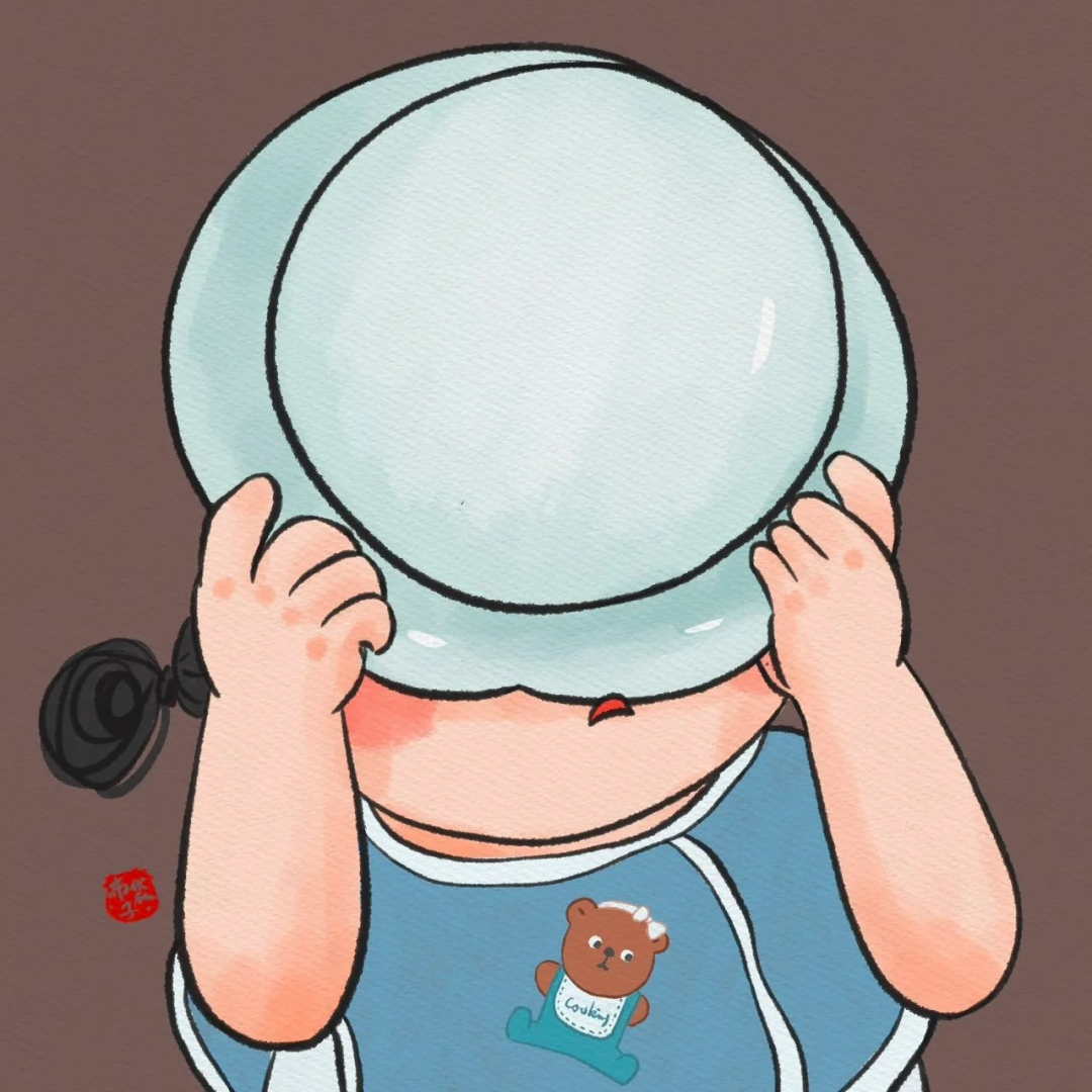 干饭人可爱卡通头像