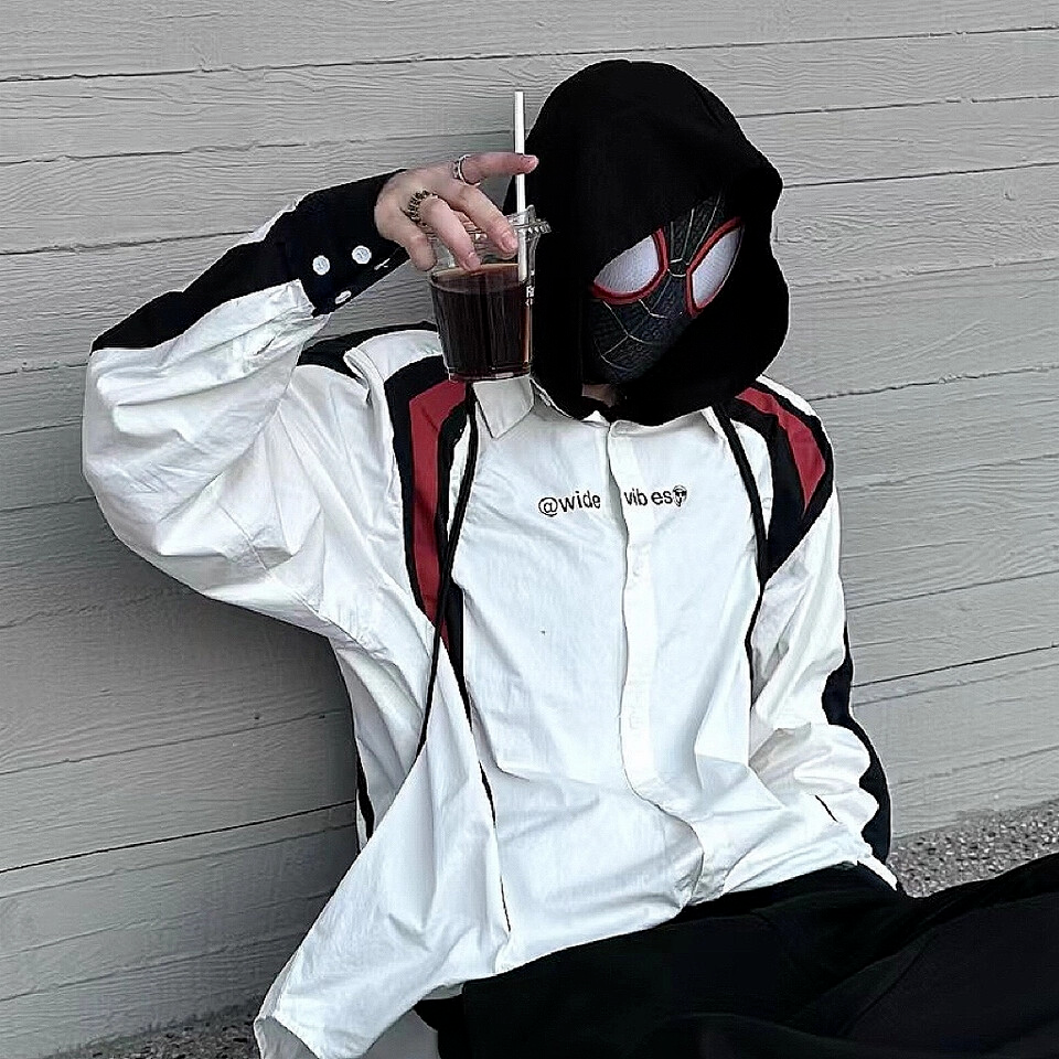 个性蜘蛛侠不露脸男生头像