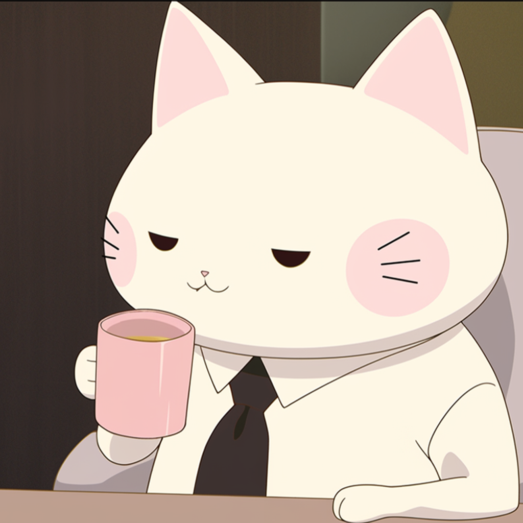 可爱职场办公打工人猫咪卡通头像